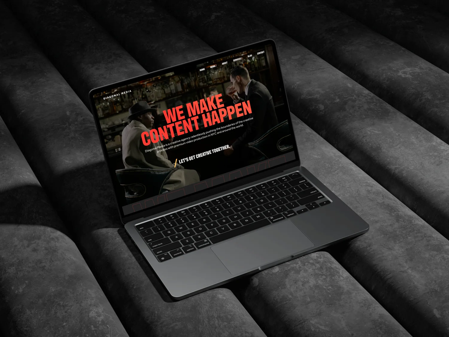 Diagonal Media website project preview